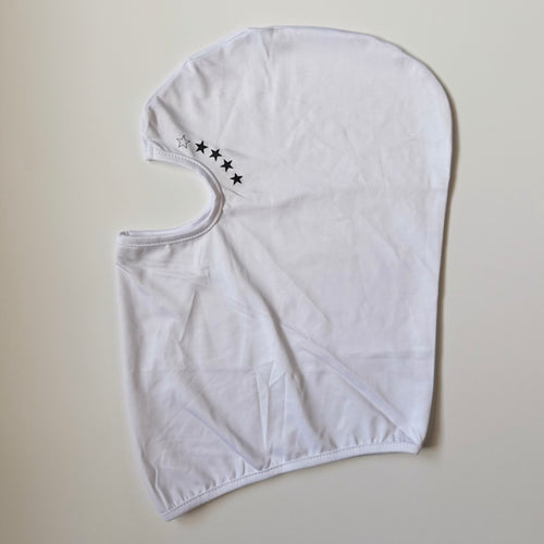 WHITE WANTED LEVEL MASK